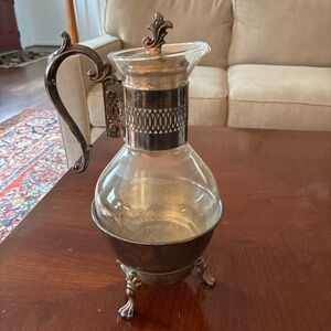 FB ROGERS SILVER CO-VTG Electrc Warmer Coffee Tea Water Pot Carafe 1359E NO CORD